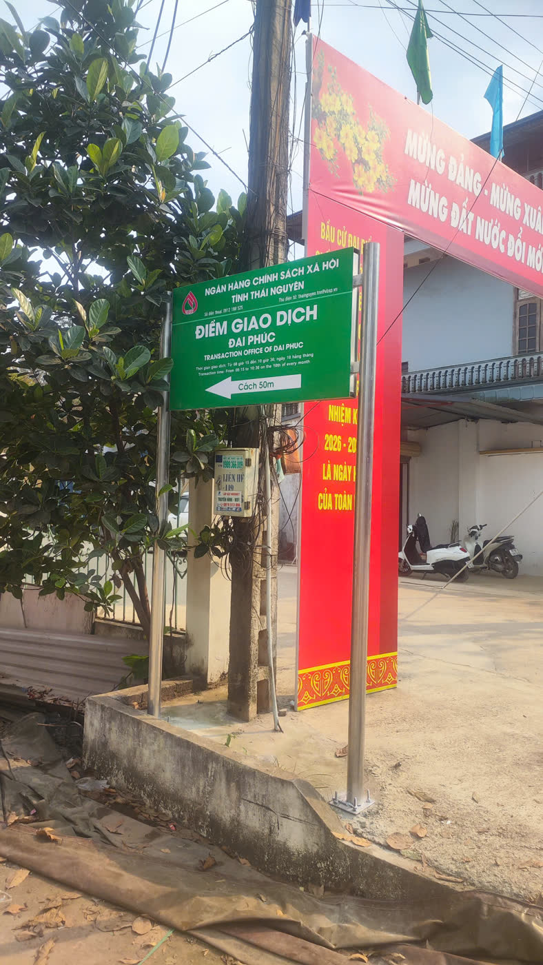 Biển chỉ dẫn Điểm giao dịch Đại Phúc